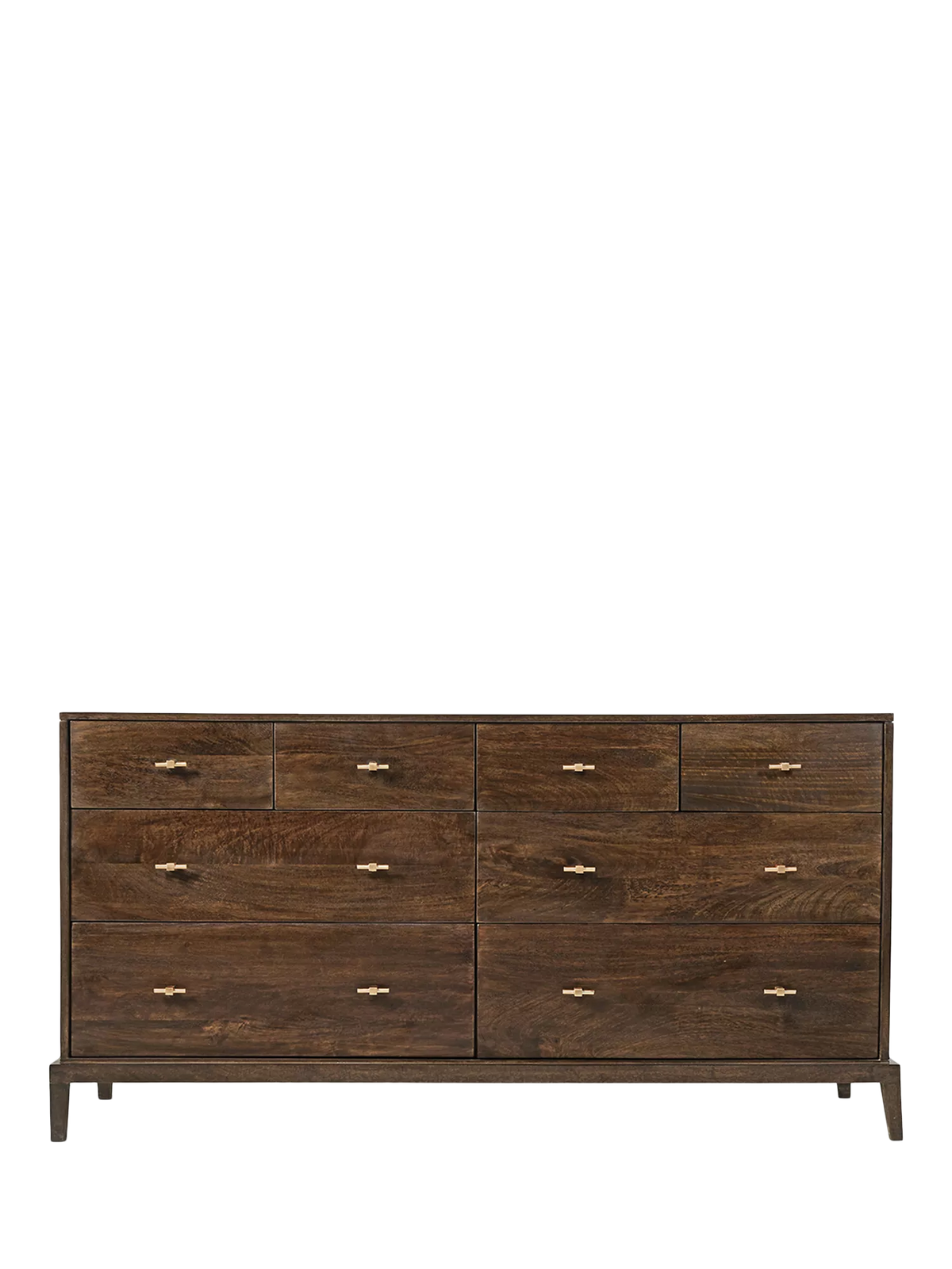 Swoon Verne 8 Drawer Chest, Dark Brown