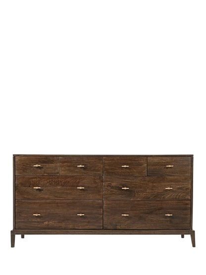Swoon Verne 8 Drawer Chest, Dark Brown