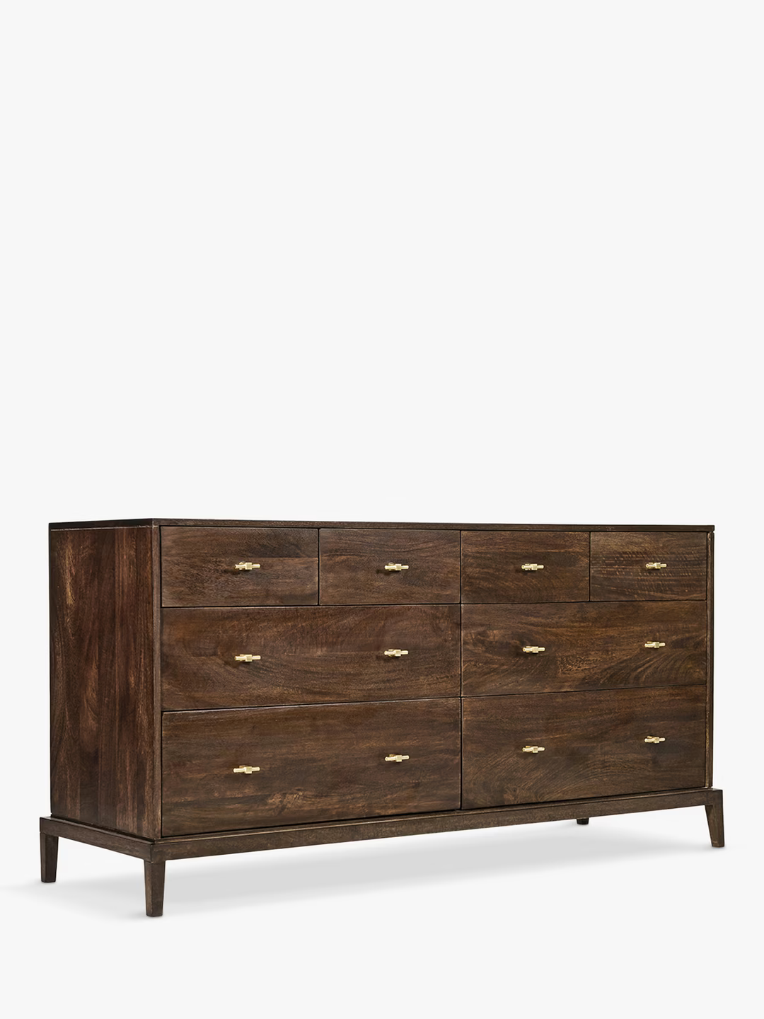 Swoon Verne 8 Drawer Chest, Dark Brown