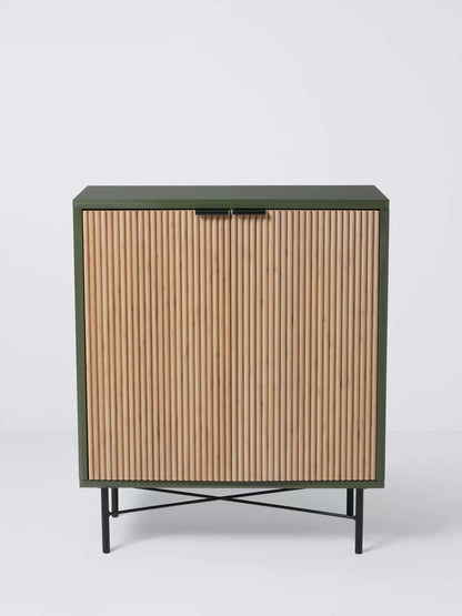 John Lewis Ridge 2 Door Cabinet  Avocado