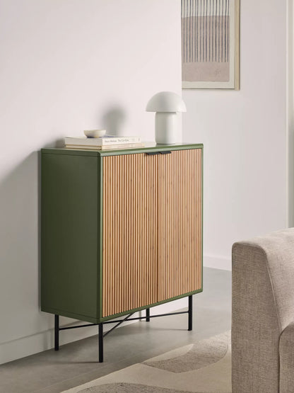 John Lewis Ridge 2 Door Cabinet  Avocado