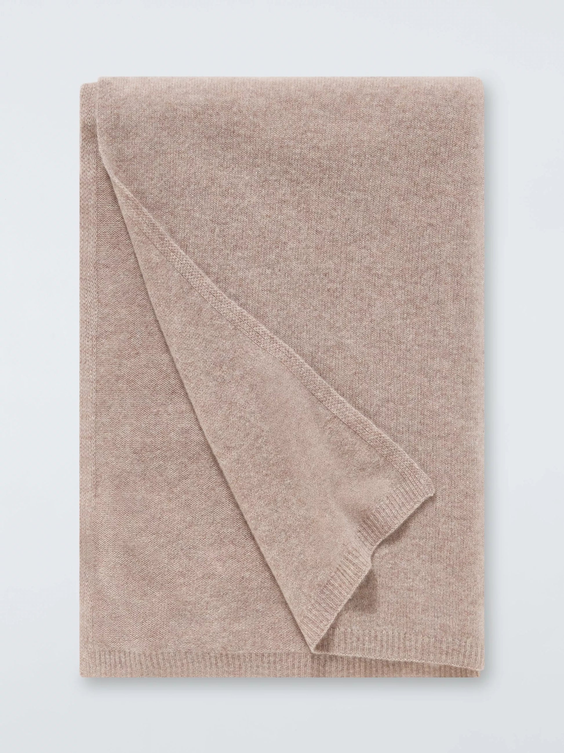 John Lewis The Ultimate Collection Cashmere Throw, Oatmeal