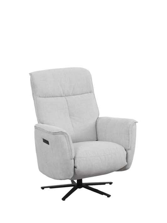 FLOAT RECLIN CHR GRY CHEN