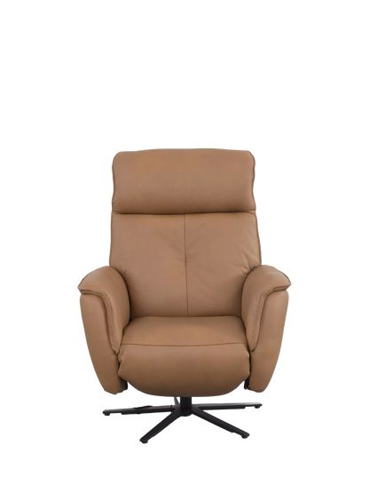 John Lewis Float Zero Gravity Power Recliner Leather Chair, Tan Leather