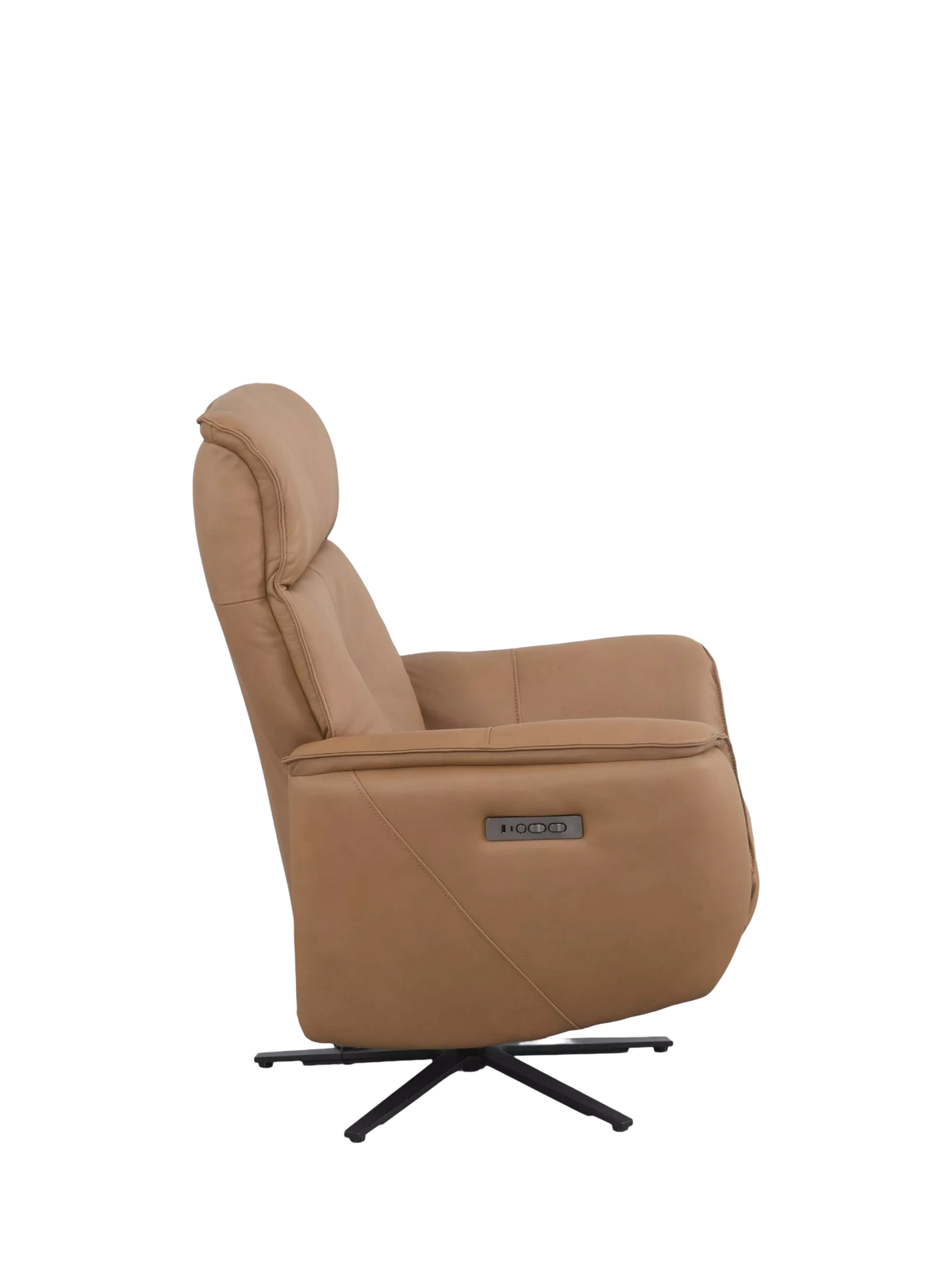 John Lewis Float Zero Gravity Power Recliner Leather Chair, Tan Leather