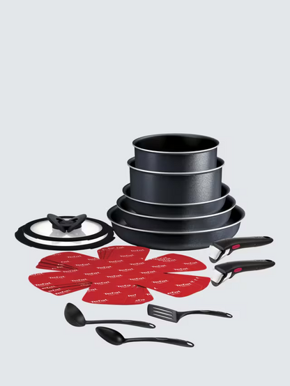 Tefal Ingenio SoLight Aluminium Non-Stick Pan Set, 8 Piece