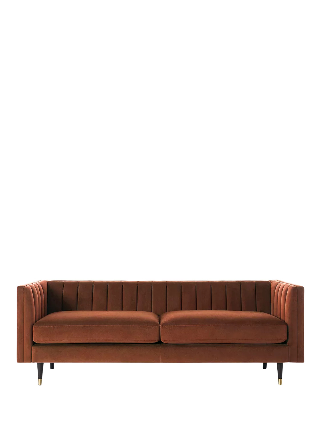 Swyft Model X02 Large 3 Seater Sofa, Velvet Brick