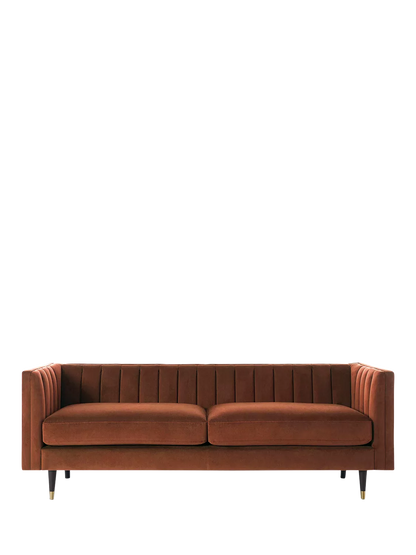 Swyft Model X02 Large 3 Seater Sofa, Velvet Brick