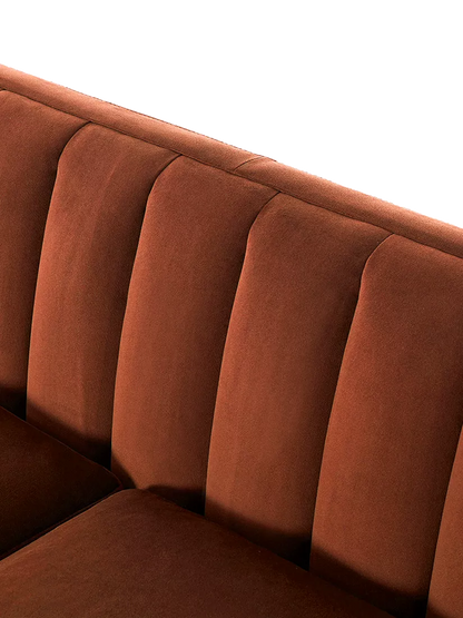 Swyft Model X02 Large 3 Seater Sofa, Velvet Brick