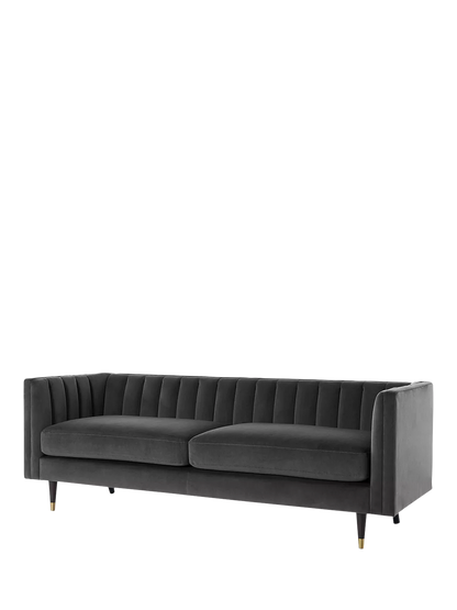 Swyft Model X02 Large 3 Seater Sofa, Velvet Charcoal