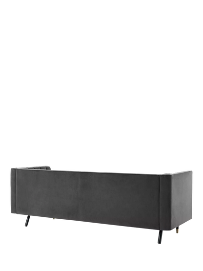 Swyft Model X02 Large 3 Seater Sofa, Velvet Charcoal