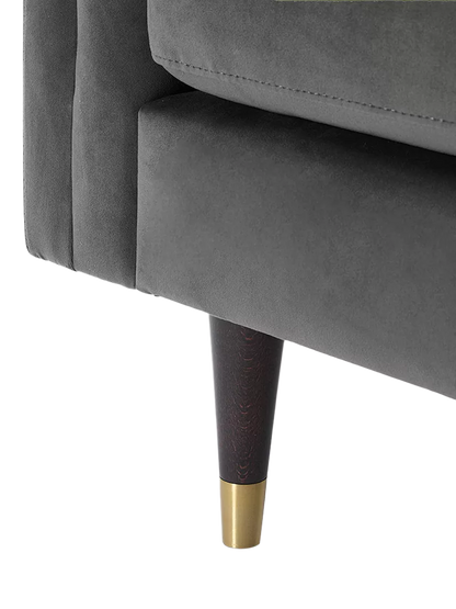 Swyft Model X02 Large 3 Seater Sofa, Velvet Charcoal