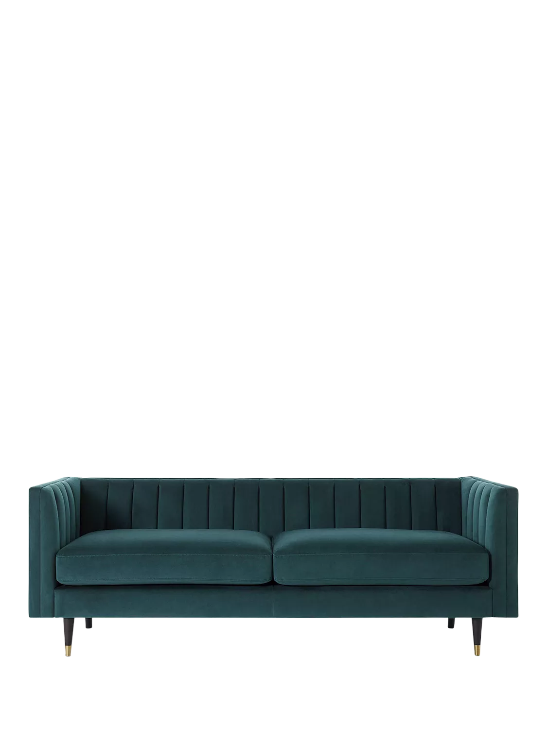 Swyft Model X02 Large 3 Seater Sofa, Velvet Kingfisher