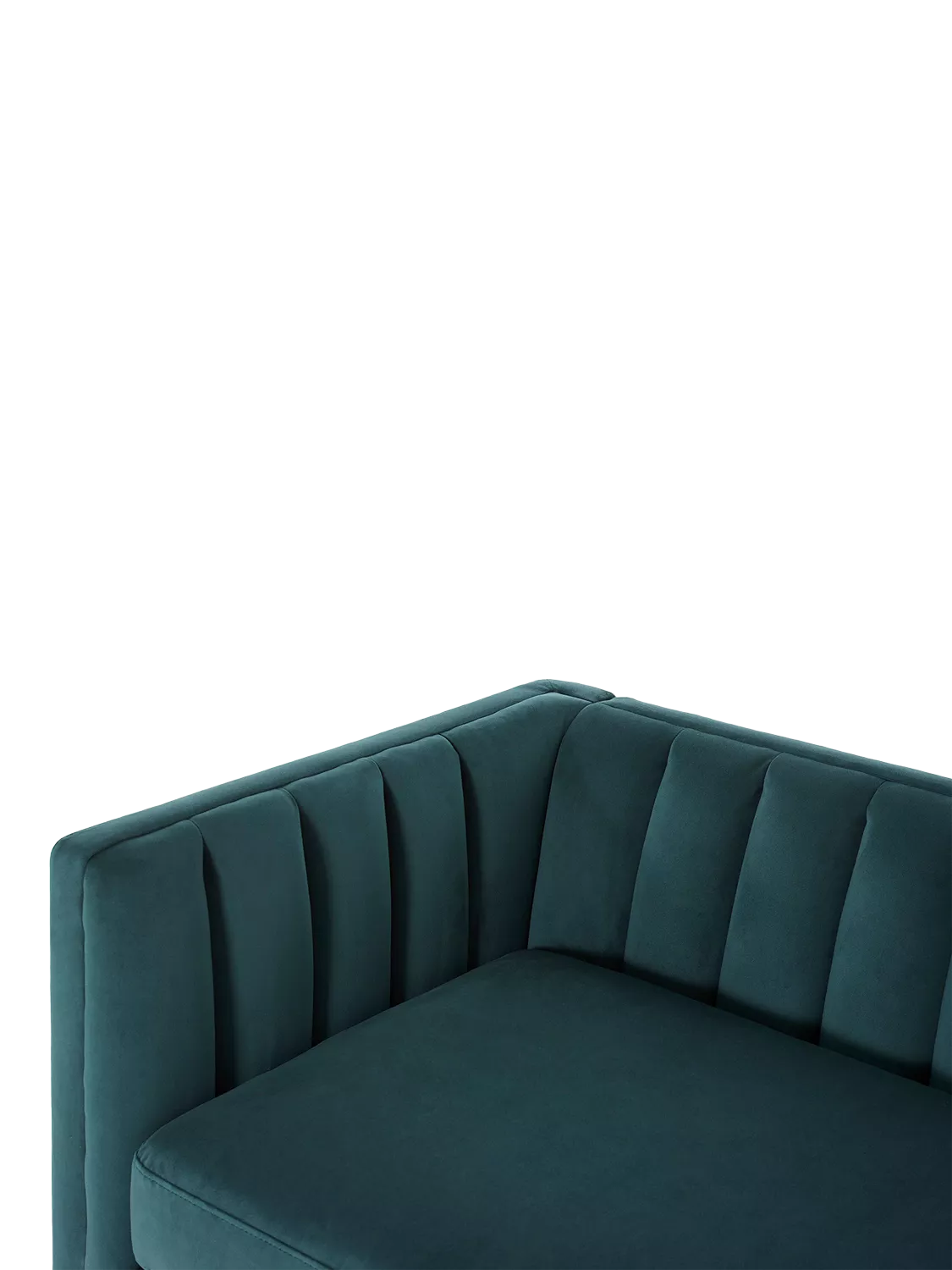 Swyft Model X02 Large 3 Seater Sofa, Velvet Kingfisher