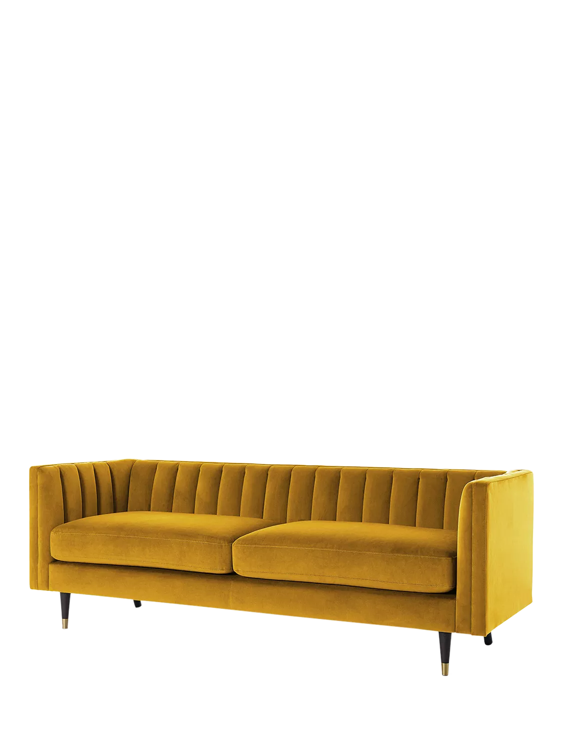 Swyft Model X02 Large 3 Seater Sofa, Velvet Mustard