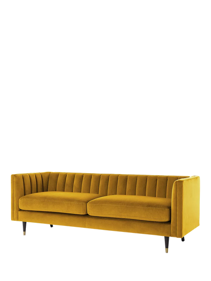 Swyft Model X02 Large 3 Seater Sofa, Velvet Mustard