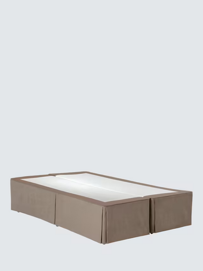 Hypnos HideAway™ Upholstered Divan Base, King Size Brushed Tweed Grey 803