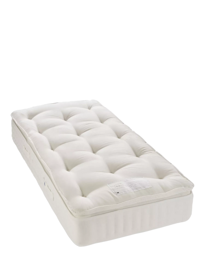 John Lewis Single Mattress Waitrose Wool 1800 Pocket Spring Pillowtop Medium Tension
