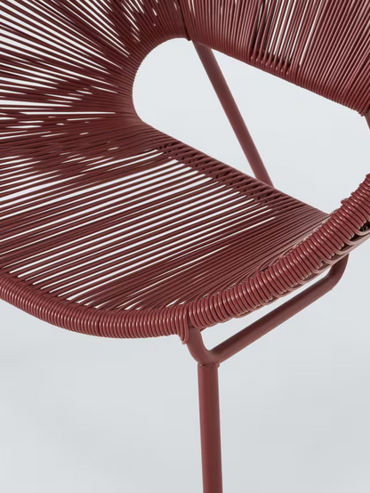 John Lewis Salsa Garden Lounge Chair, Set of 2, Burnt Umber