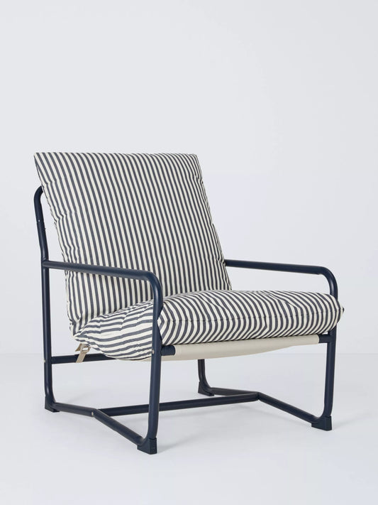 John Lewis Marcy Sling Garden Chair, Navy
