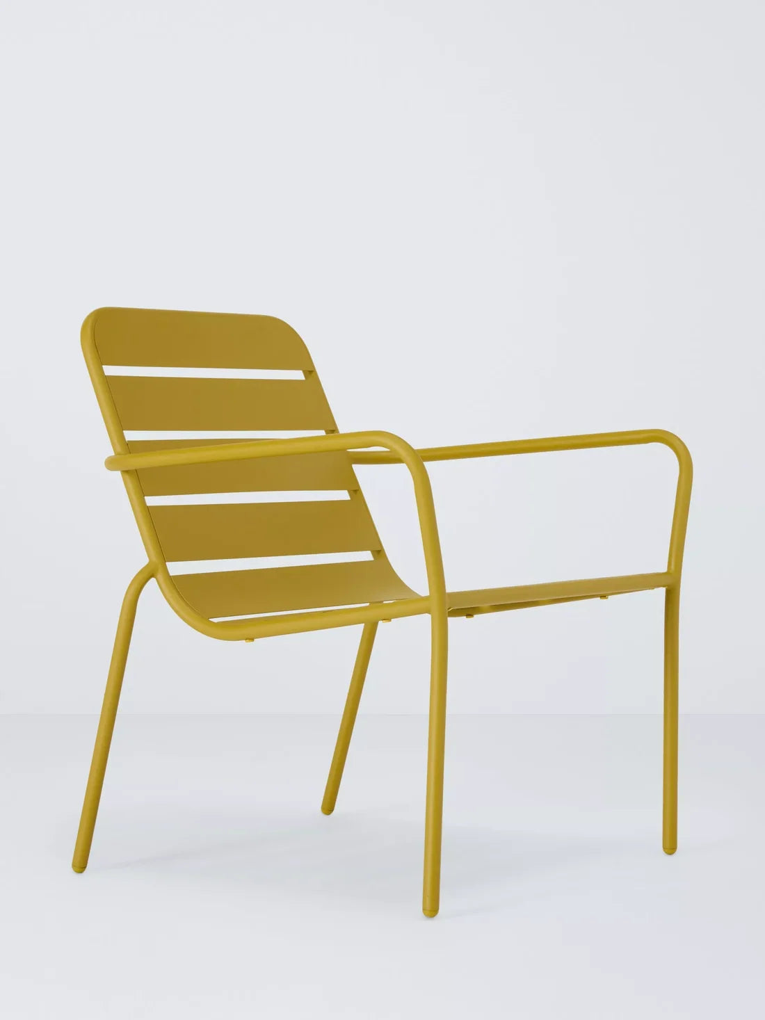 John Lewis Tri-Colour Metal Garden Furniture Set  2 Benches & 1 Armchair