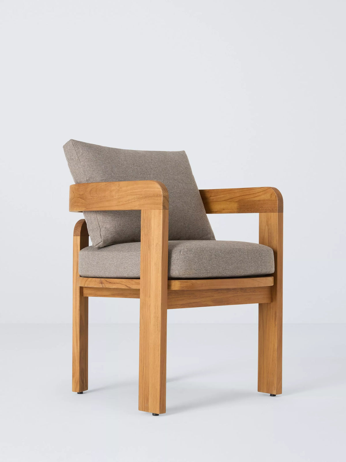 John Lewis Terra Teak Wood Garden Dining Chairs, Set of 2