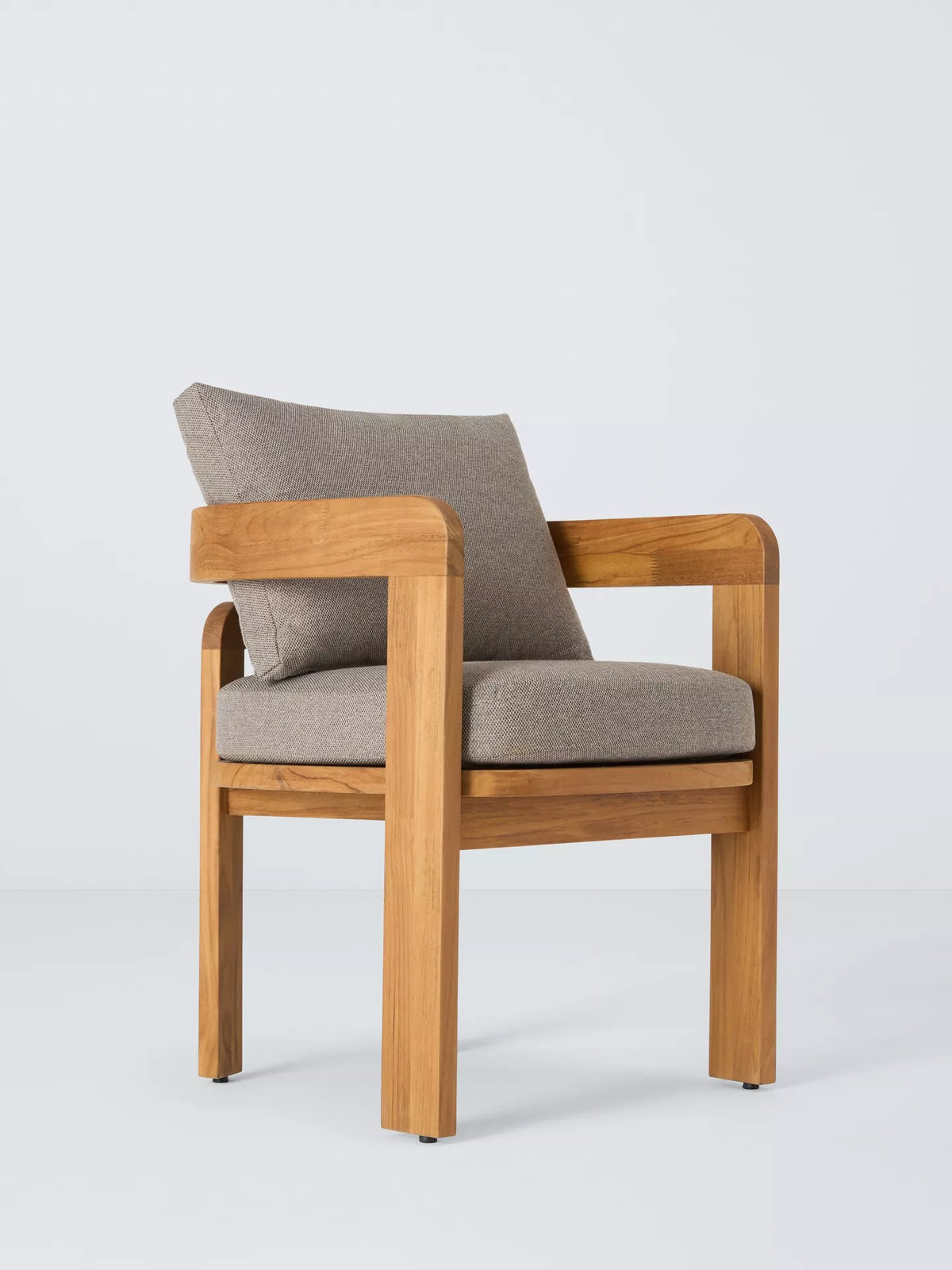 John Lewis Terra Teak Wood Garden Dining Chairs, Set of 2