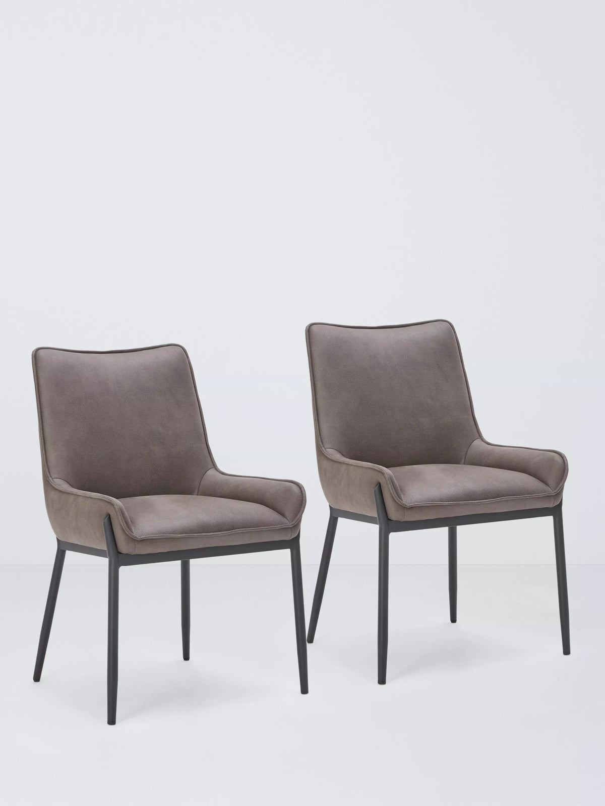 John Lewis Calgary Dining Chair, Set of 2, Mocha