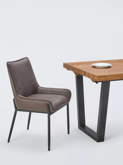 John Lewis Calgary Dining Chair, Set of 2, Mocha
