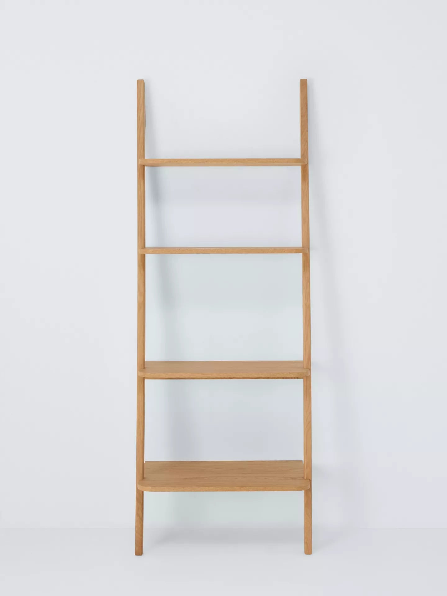 John Lewis Leaning Bookcase, FSC Certified (Oak Veneer/Solids), Natural