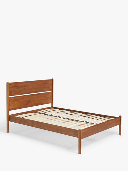 John Lewis Scandi Wood Bed Frame, King Size, Walnut
