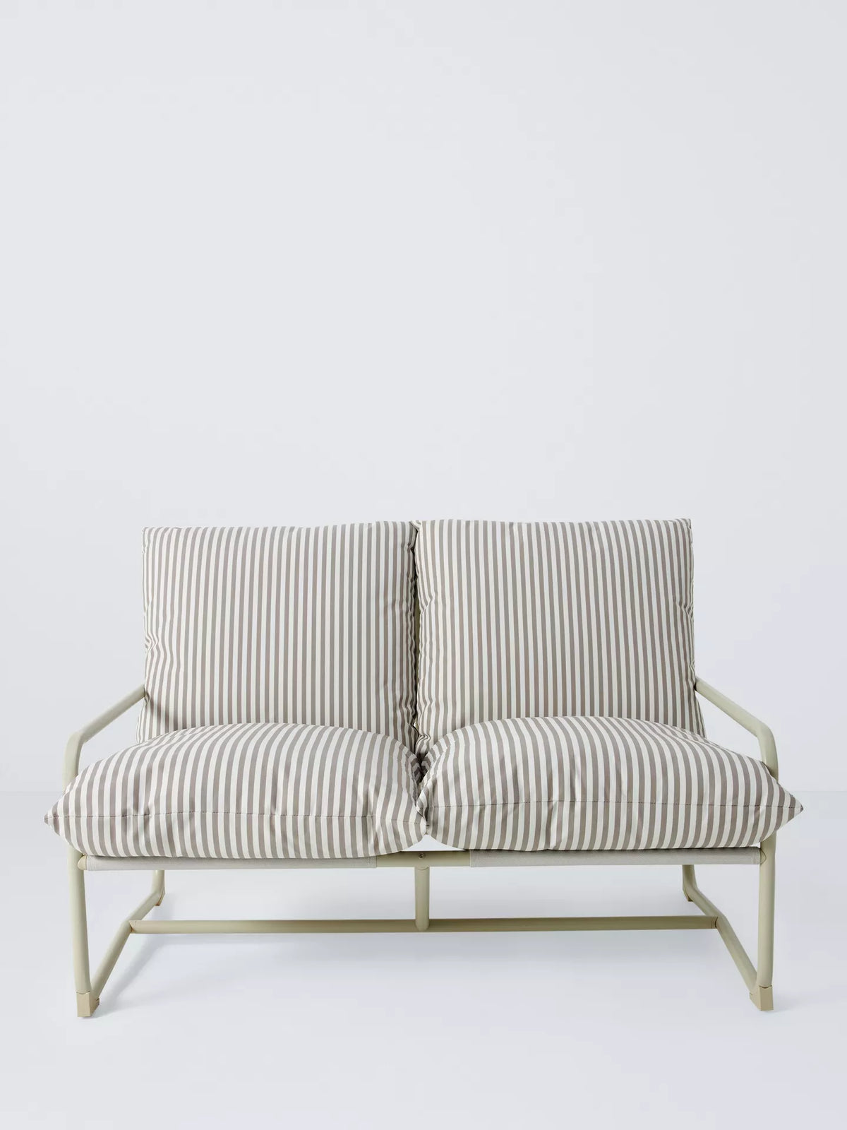 John Lewis Marcy 2-Seater Sling Garden Sofa, Greige