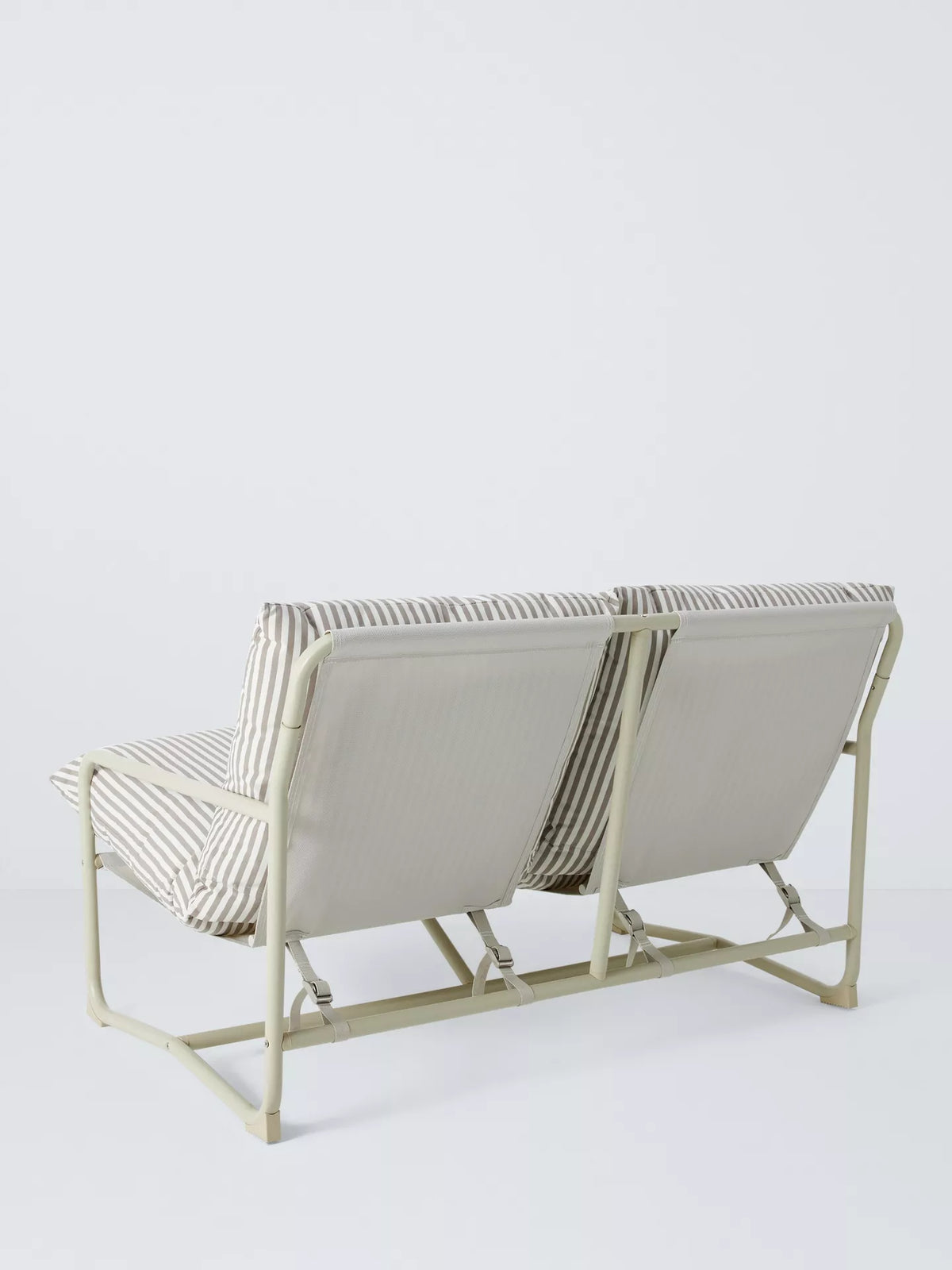 John Lewis Marcy 2-Seater Sling Garden Sofa, Greige