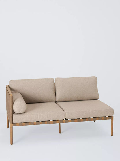 John Lewis Sahara 5-Seater John Lewis Sahara 4-Seater Modular Corner Garden Lounge Set, Mocha