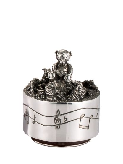 Royal Selangor Friends Pewter Music Carousel in Natural Finished Presentation Box