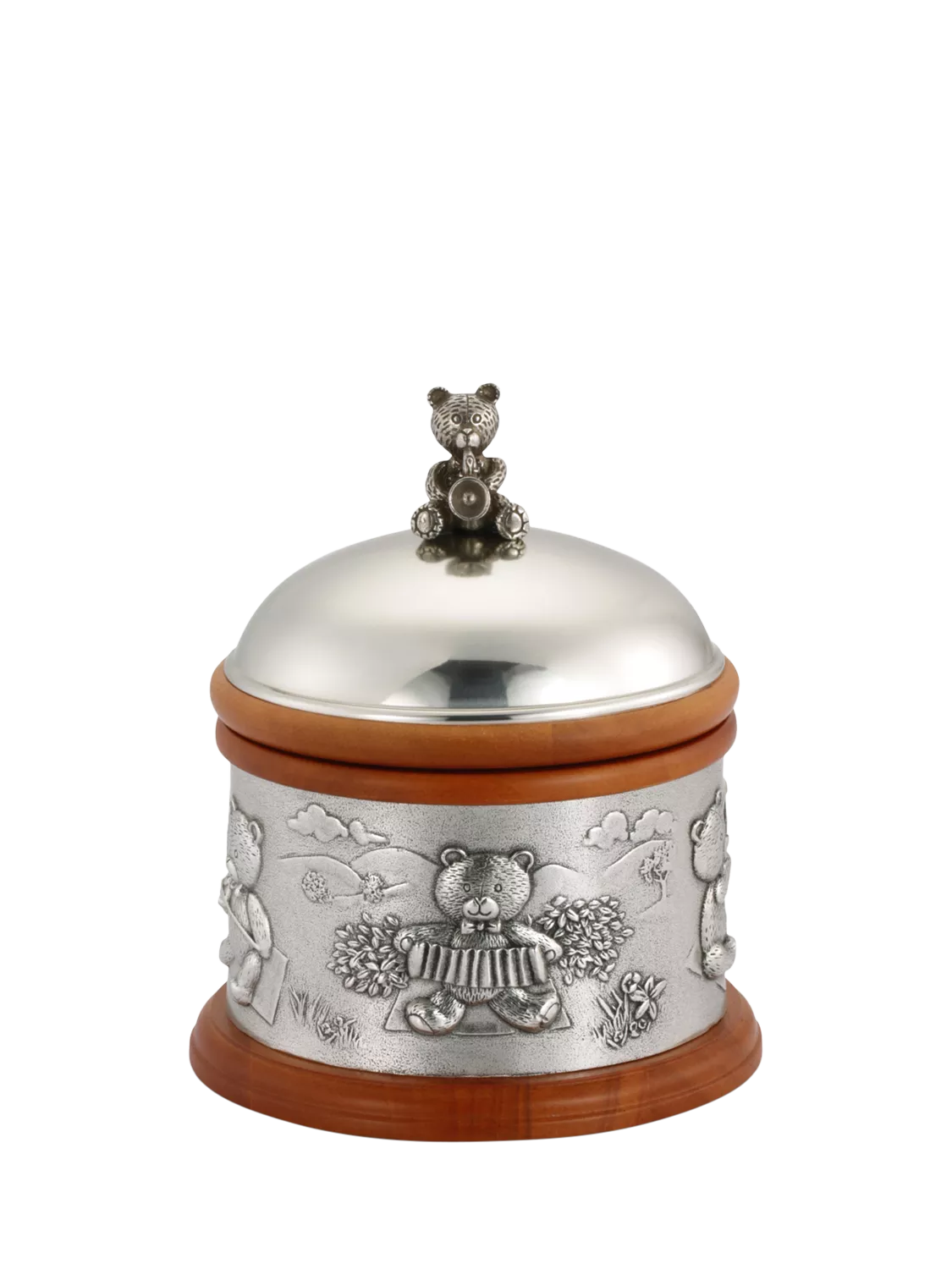 Royal Selangor Teddy Bears Picnic Pewter Music Box