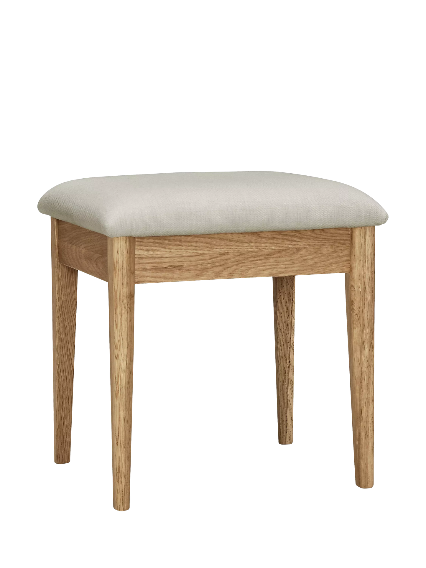 John Lewis Essence Dressing Table Stool, Oak
