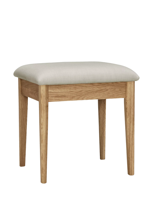 John Lewis Essence Dressing Table Stool, Oak