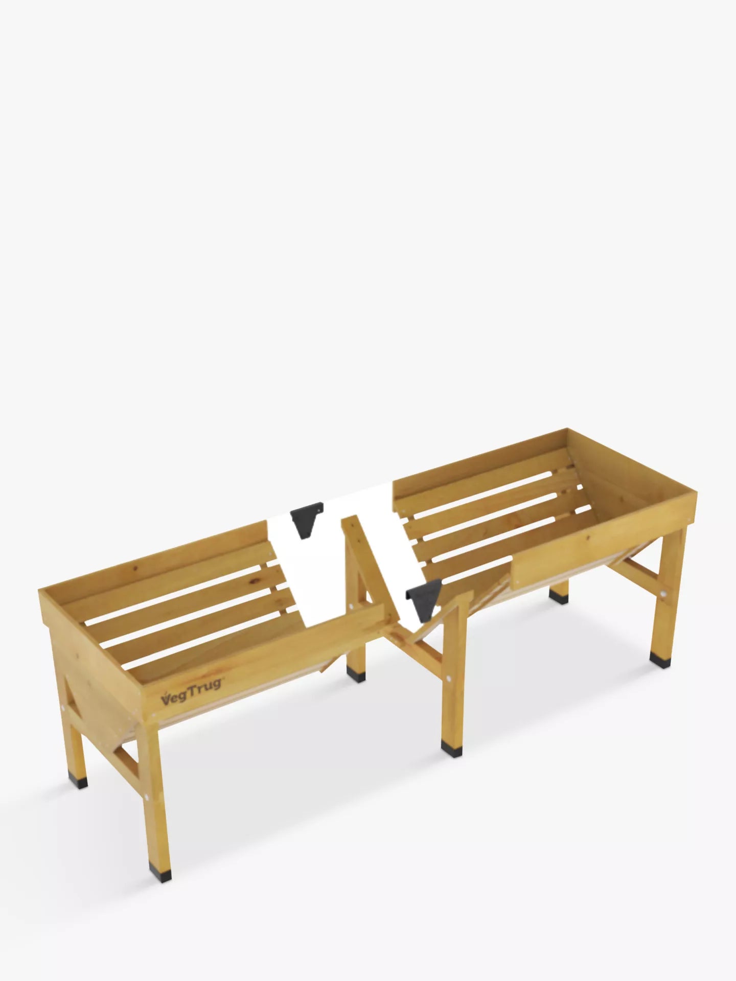 VegTrug Outdoor Medium Planter, 183cm, FSC-Certified (Cedar Wood), Natural
