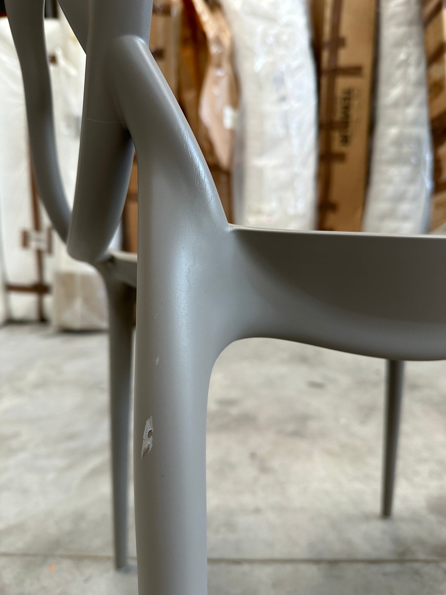 Kartell Philippe Starck for Kartell Masters Chair Grey