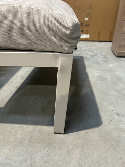 John Lewis Platform 8-Seater Corner Garden Dining/Lounge Set with Height-Adjustable Table, Taupe