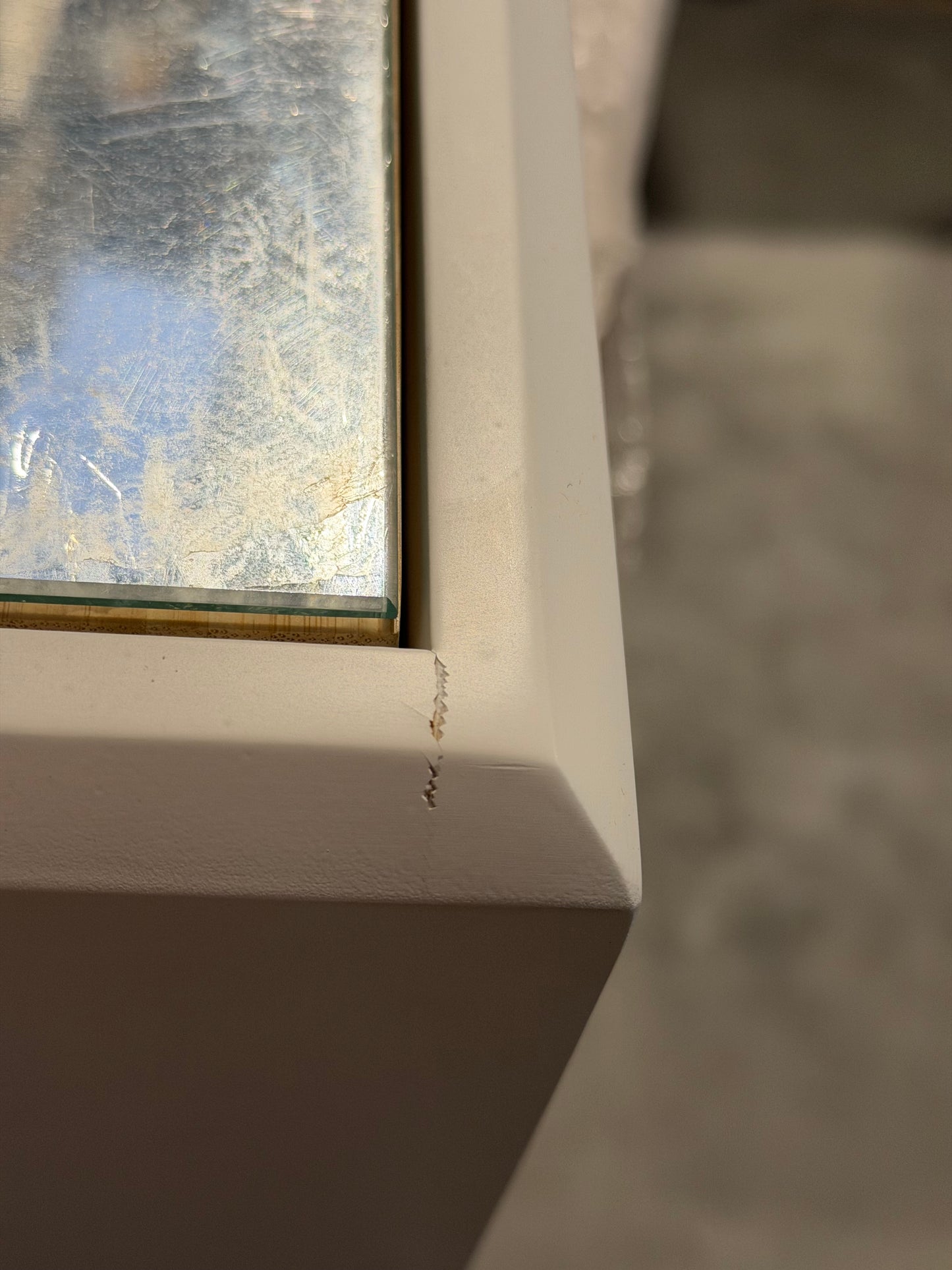 John Lewis Ridge Mirror Cabinet White