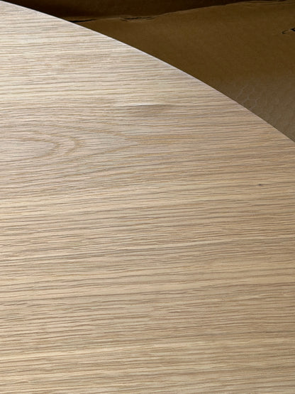 John Lewis Mira II Extending Round Dining Table, Oak