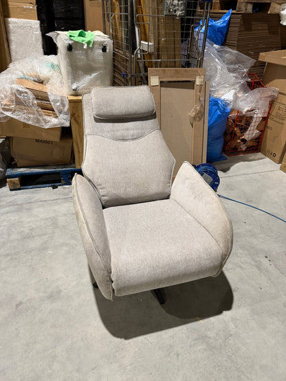 John Lewis Repose Zero Gravity Power Recliner Chair, Soft Weave Grey