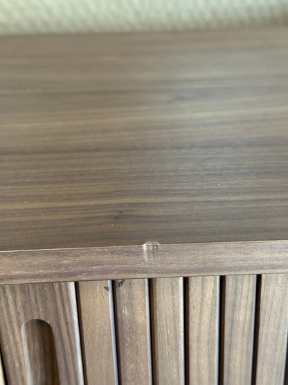 John Lewis Grayson Storage Coffee Table in Dark Living Room