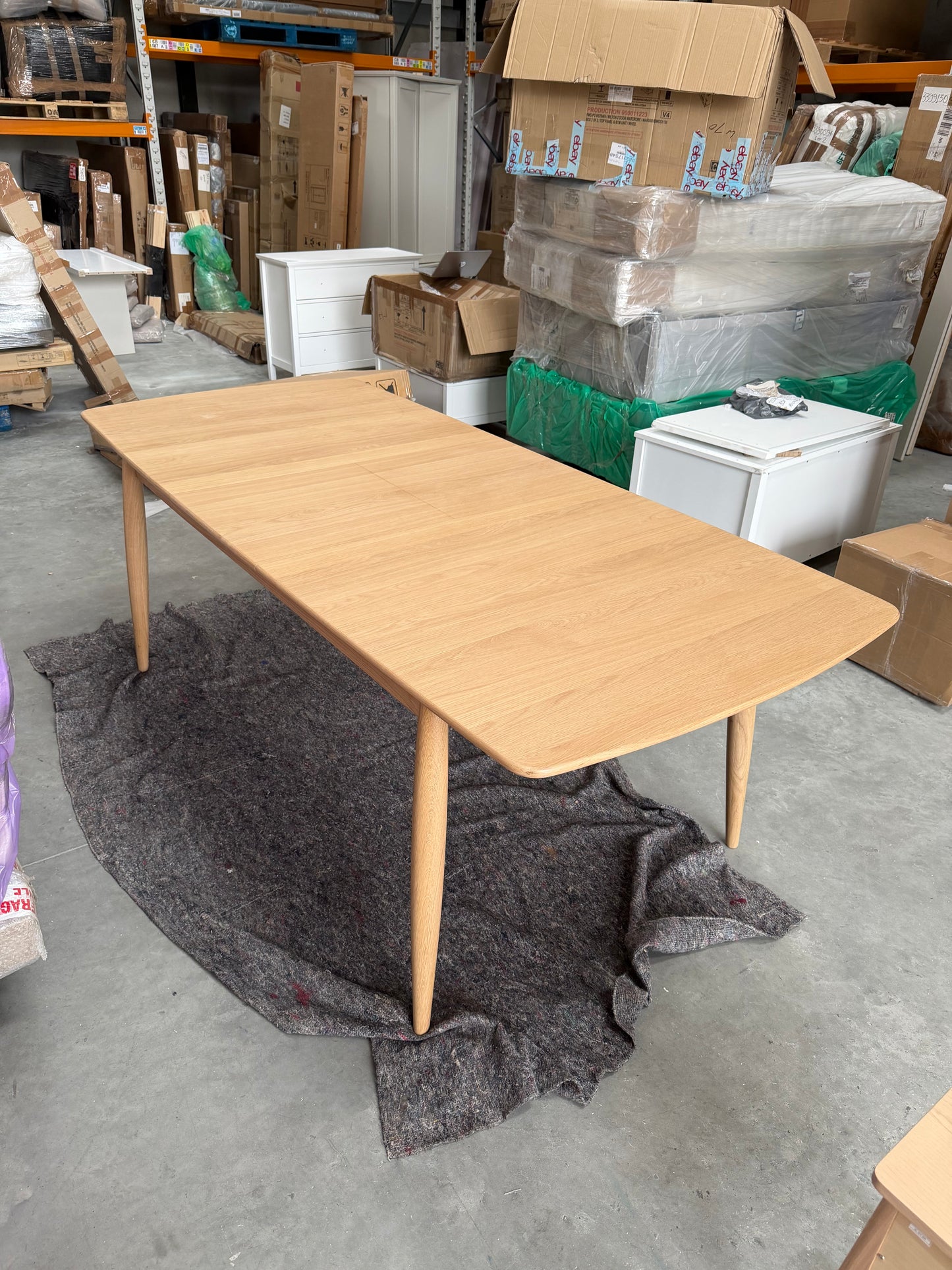 ercol for John Lewis Shalstone 6-8 Seater Extending Dining Table, Oak