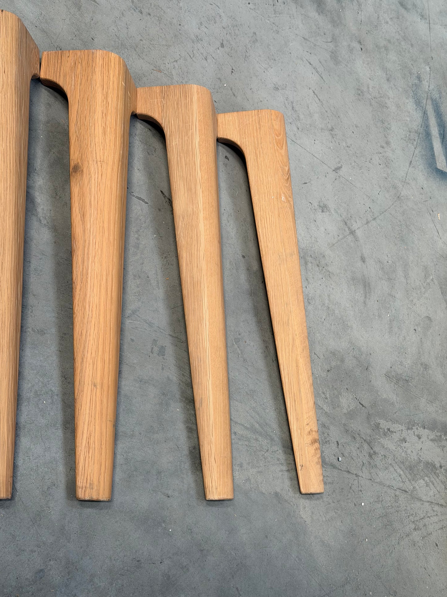Set of 4 Genuine John Lewis Ebbe Gehl Mira Dining Table Wooden Legs – Oak Finish Replacement Legs