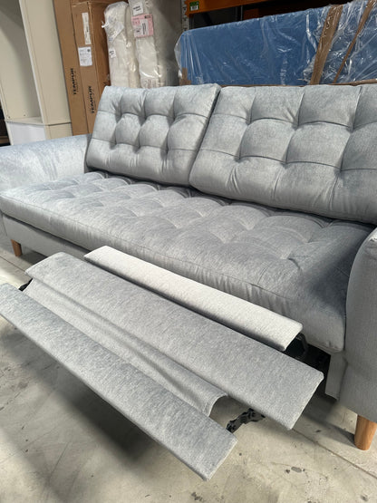 John Lewis Draper II Large Motion Sofa Easy Clean Ocean Blue