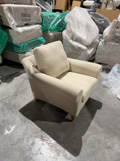 John Lewis Camber Armchair Chenille Weave Putty