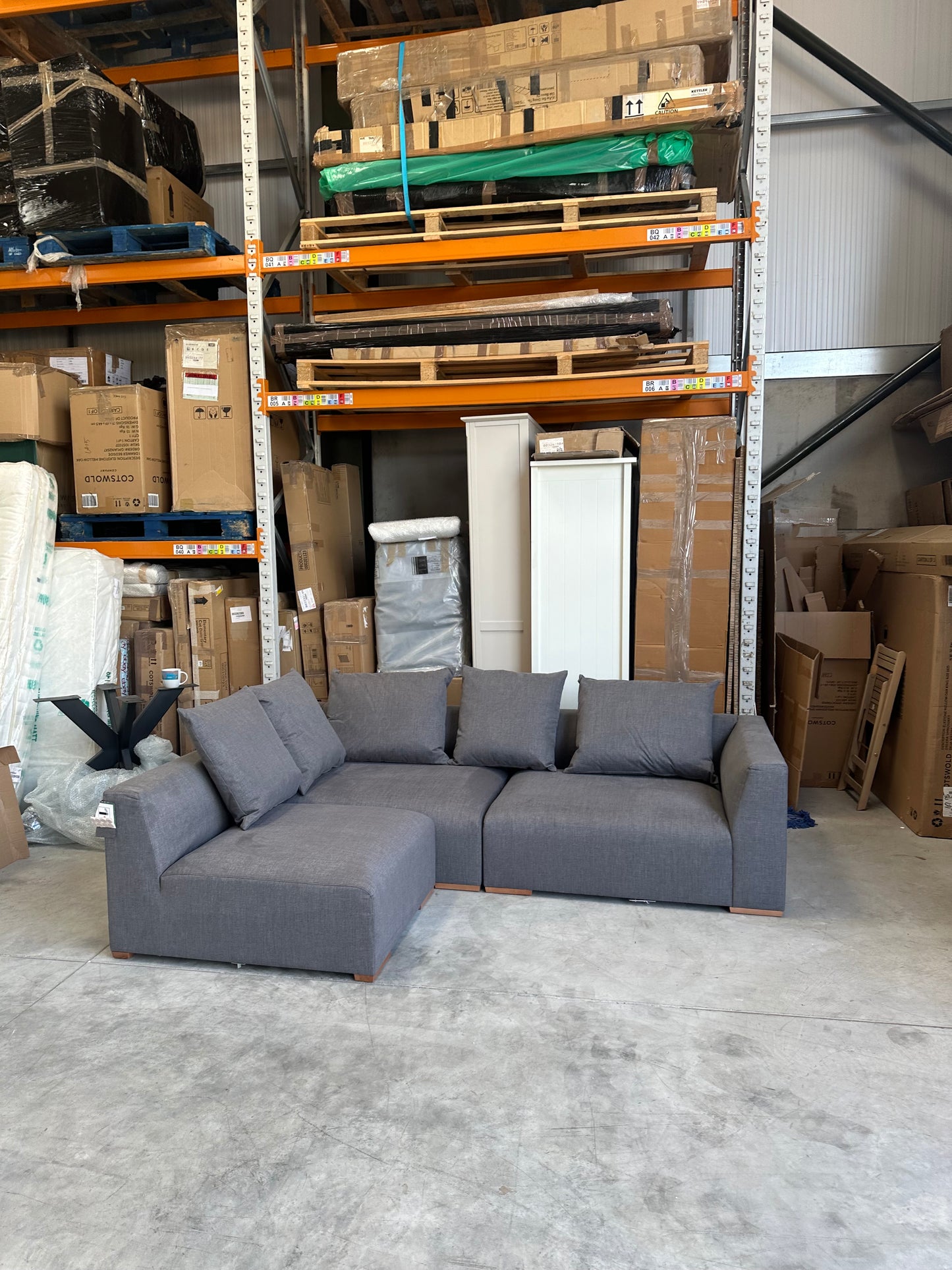 John Lewis Tokyo Medium LHF Corner Group SOFT WEAVE STEEL